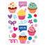 Cupcake Aufkleber Sticker